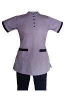 Light Blue Housekeeping Uniform with Elastic Pants Manufacturers, Suppliers in Tamil Nadu