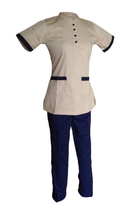 Housekeeping Uniform Short Sleeves Elastic Pants Set Manufacturers, Suppliers in Tamil Nadu