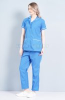 Nurse Wear Cotton Uniform Half Sleeves Hospital Use Manufacturers, Suppliers in Tamil Nadu
