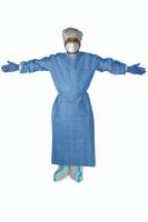 AAMI Level 2 & 3 Disposable SMS Medical Gown - Waterproof, Tear-Resistant, Round Neck, Elastic Cuff, Yellow, White, Blue, All Sizes, CE Certified, Made in India Manufacturers, Suppliers in Tamil Nadu