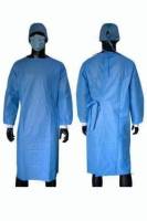 AAMI Level 3 Disposable Non-Woven Gown - Blue, Standard Performance, Non-Sterile, Unisex, S,M,L Sizes, 200 per Box for Hospital Use - Made in India Manufacturers, Suppliers in Tamil Nadu