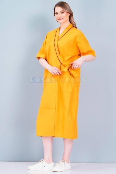 Comfortable Cotton Hospital Gown – Unisex, Front Open Overlap, Large Manufacturers, Suppliers in Kerala