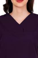 Comfortable Wine Red Healthcare Scrubs with Front Yokes Manufacturers, Suppliers in Tamil Nadu