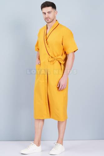 Durable Cotton Blend Hospital Patient Gown – Button Closure, Reusable After Wash Manufacturers, Suppliers in Tamil Nadu