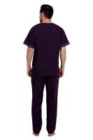 Durable Polycotton Wine Red Scrubs with Drawstri Manufacturers, Suppliers in Tamil Nadu