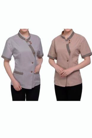 Everyday Housekeeping Uniform in Plain Cotton Fabric