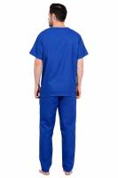 Galaxy Blue Polycotton Scrubs - V Neck, Short Raglan Sleeves, 4 Pockets, Full Elastic Drawstring Pant, Double Stitch Durability, Sizes S-XXXL, 0.51 kg Manufacturers, Suppliers in Tamil Nadu