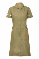 Half Sleeve Nurse Uniform – Blue and Light Grey, Cotton-Polyester Blend, Collar Neck Manufacturers, Suppliers in Tamil Nadu