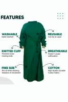 High-Performance Hospital Scrubs - Blue and Green, Plain Round Neck, Made in India, Minimum Order 100 Manufacturers, Suppliers in Tamil Nadu