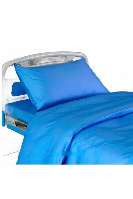 Hospital Bed Sheet – Plain Blue, 60 x 90 Inches, Cotton-Polyester Blend, Ideal for Hospitals Manufacturers, Suppliers in Dispur