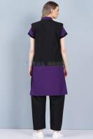 Housekeeping Outfit Half Sleeves Black And Blue Wear Manufacturers, Suppliers in Tamil Nadu