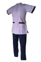 Light Blue Housekeeping Uniform with Elastic Pants Manufacturers, Suppliers in Tamil Nadu