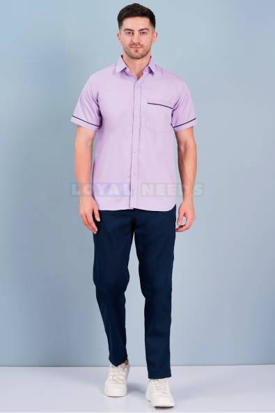 Medium Beige Cotton Ward Boy Uniform - Plain Pattern and Hospital Use Manufacturers, Suppliers in Bhubaneswar