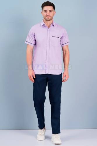 Medium Beige Cotton Ward Boy Uniform - Plain Pattern and Hospital Use Manufacturers, Suppliers in Tamil Nadu