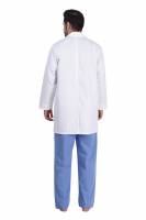 Mens White Doctor Coat – Full Set-In Sleeves, Classic Fit, Two Patch Pockets, Polycotton Fabric Manufacturers, Suppliers in Tamil Nadu