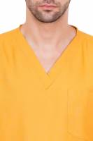 Mustard Yellow Polycotton Scrubs - V Neck, Short Raglan Sleeves, 4 Pockets, Full Elastic Drawstring Pant, Double Stitch Durability, Sizes S-XXXL, 0.51 kg Manufacturers, Suppliers in Tamil Nadu