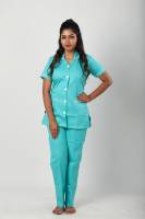 Nurse Wear – Pista Green Polycotton Set, Short Sleeves, Breathable Fabric Manufacturers, Suppliers in Tamil Nadu