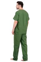 Olive Green Medical Scrubs Set Comfortable Polycotton Fabric Manufacturers, Suppliers in Tamil Nadu