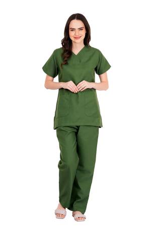 Olive Green Medical Uniform Set Designed for Comfort  Manufacturers, Suppliers in Tamil Nadu