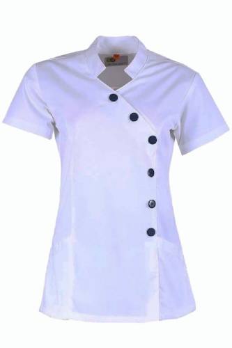 Pure Cotton Nurse Top for Women – White and Sky Blue, Half Sleeves (S to XXL) Manufacturers, Suppliers in Tamil Nadu
