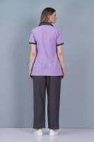 Purple Cotton Nurse Dress for Female Hospital Staff Manufacturers, Suppliers in Tamil Nadu