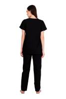 Short Sleeve Black Clinical Workwear Scrub Set Manufacturers, Suppliers in Tamil Nadu