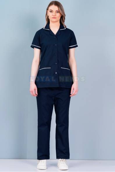 Unisex Nurse Wear – Plain Cotton Design, Collar Neck Manufacturers, Suppliers in Bhubaneswar