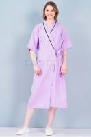 Unisex Stitched Cotton Gown – Front Open Overlap Manufacturers, Suppliers in Tamil Nadu