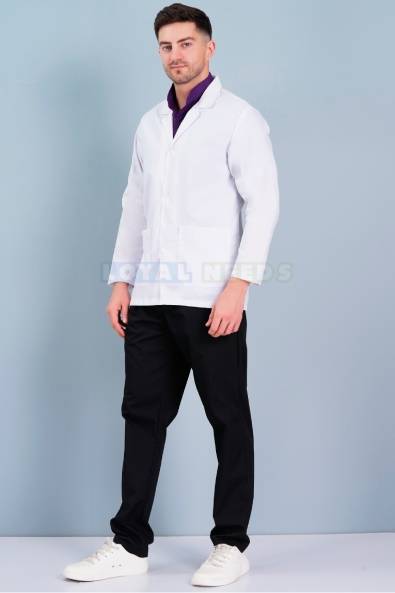 White Cotton Lab Coat – Unisex Design, Full Sleeves, Machine Washable, Sizes S to XL Manufacturers, Suppliers in Goa