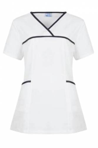 White and Yellow Nurse Top for Women – Pure Cotton, Stitched Manufacturers, Suppliers in Tamil Nadu