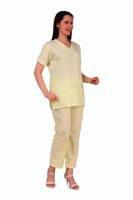 Yellow OT Room Wear - V Neck, Half Sleeve, Polyester Viscose Fabric, Size M, Machine Washable, Minimum Order 50 Sets Manufacturers, Suppliers in Tamil Nadu
